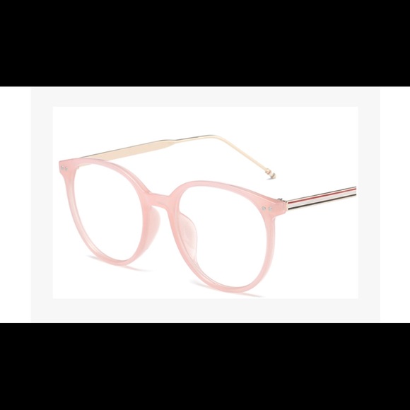 Accessories - Pink Framed Blue Light Blocking Glasses with Case!